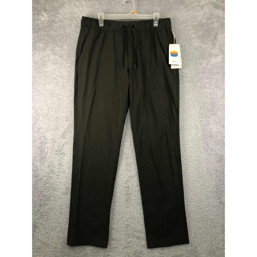 Vuori Pants Mens L (34x30) Dark Oregano NWT Meta Elastic Waist Performance